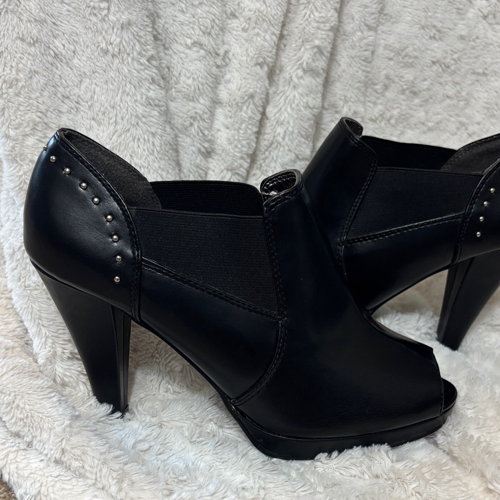 Lane Bryant Black Heeled Boots